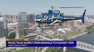 MNPD helicopter follows ex-con through two counties, helps ground units make arrest