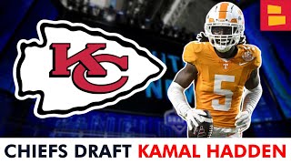 JUST IN: Kansas City Chiefs Select CB Kamal Hadden From Tennessee With Pick #211 In 2024 NFL Draft
