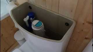 How to renew the flush syphon without removing the cistern,and save money on water bills.