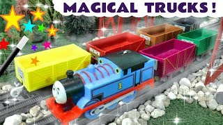 Magical Trucks Toy Train Story with Thomas Trains