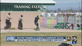 Sheriff's deputies train for school shooting scenarios
