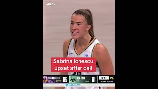 Sabrina Told The Ref To Give Her A Tech