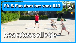 Fit & Fun doet het voor #13 - Reactiespelletje (Gymles)