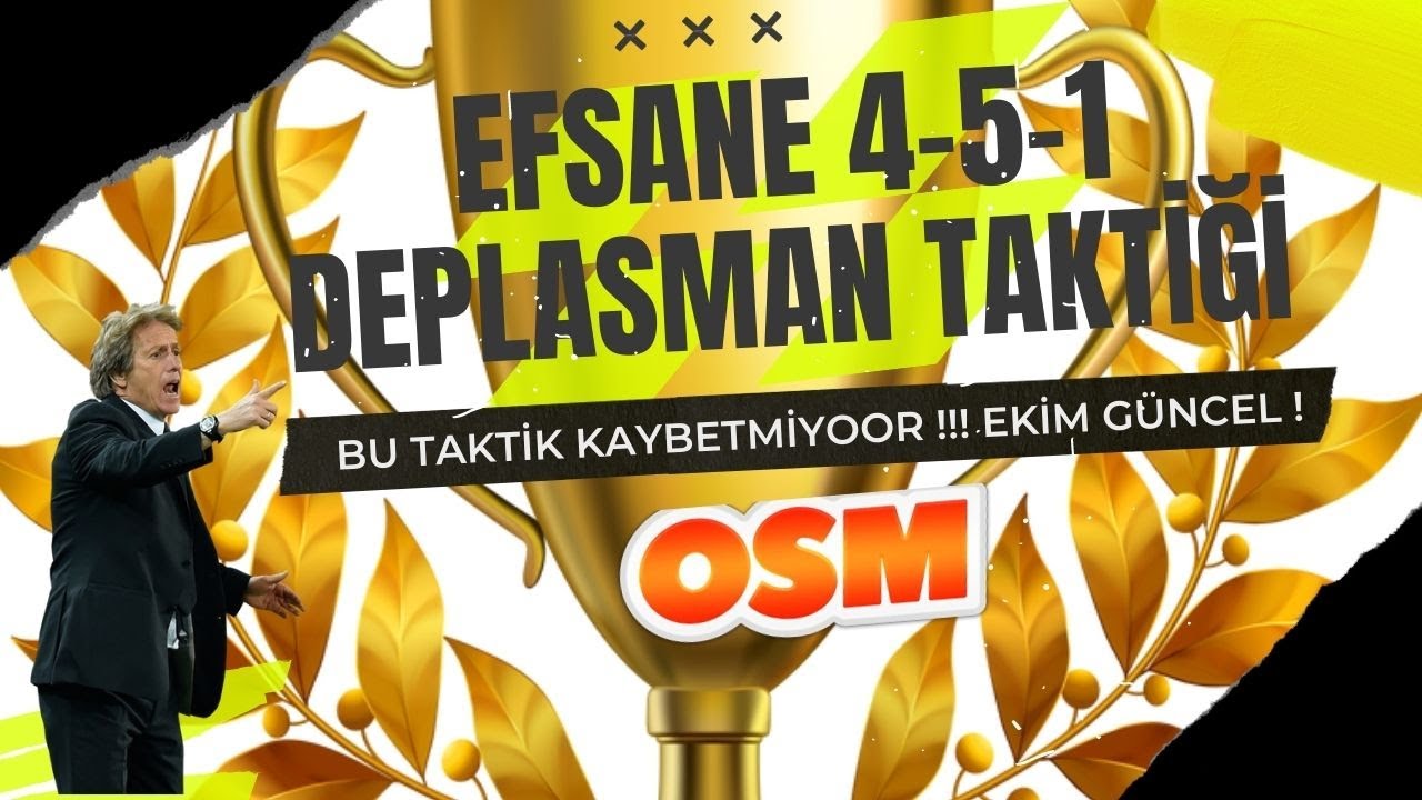 OSM 2022 - 451 EFSANE YENİLMEZLİK VE GOL YEMEME TAKTİĞİ ! 433 A - 433 B ...