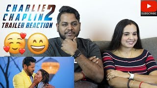 Charlie Chaplin 2 Trailer Reaction | Malaysian Indian Couple | Prabhu Deva | Nikki Galrani