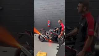 Super Bike Exhaust Fire 🔥