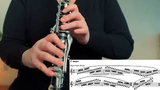 C Major Scale Study | Carl Baermann's Celebrated Method For Clarinet