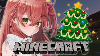 【Minecraft】１２月の深夜まったりマイクラにぇ🎄【ホロライブ/さくらみこ】