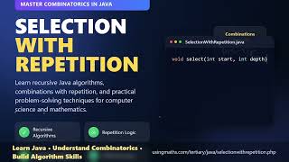 Java Programming Tutorial: Selection with Repetition Explained