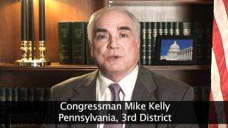 Website Greeting from Congressman Mike Kelly (R-PA)