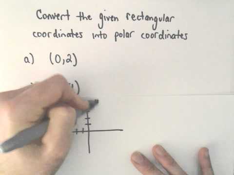 Converting Between Polar and Rectangular (Cartesian) Coordinates, Ex 1 Converting Between Polar and Rectangular (Cartesian) Coordinates, Ex 1