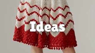 💡 Ideas para #tejer #faldas a #crochet