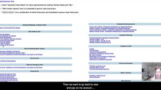 FCC WebAdvisor Tutorial