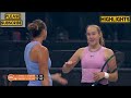 sabalenka andreeva vs garcia rybakina full match highlights wtl2024