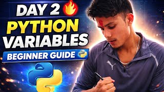 🔥 Day 2 | Python Variables 💻 | 100 Days Python Challenge 💯🚀