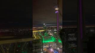 Epic Toronto Night Views: CN Tower, Rogers Centre \u0026 Plane Landing at Billy Bishop! 🌃✈️