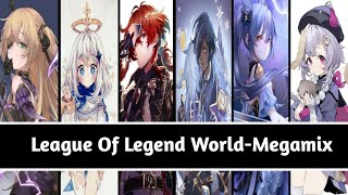 [Switching Vocals]League Of Legend World Megamix (WellBlend Mashup)