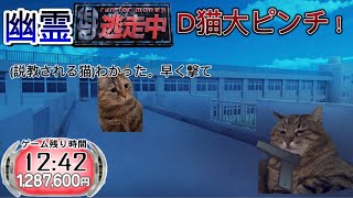 【幽霊逃走中】幽霊から逃げる猫part5#猫ミーム #幽霊 #逃走中