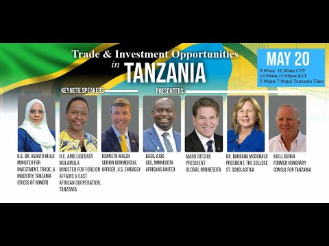 New Trade & Investment Opportunities In Tanzania - YouTube