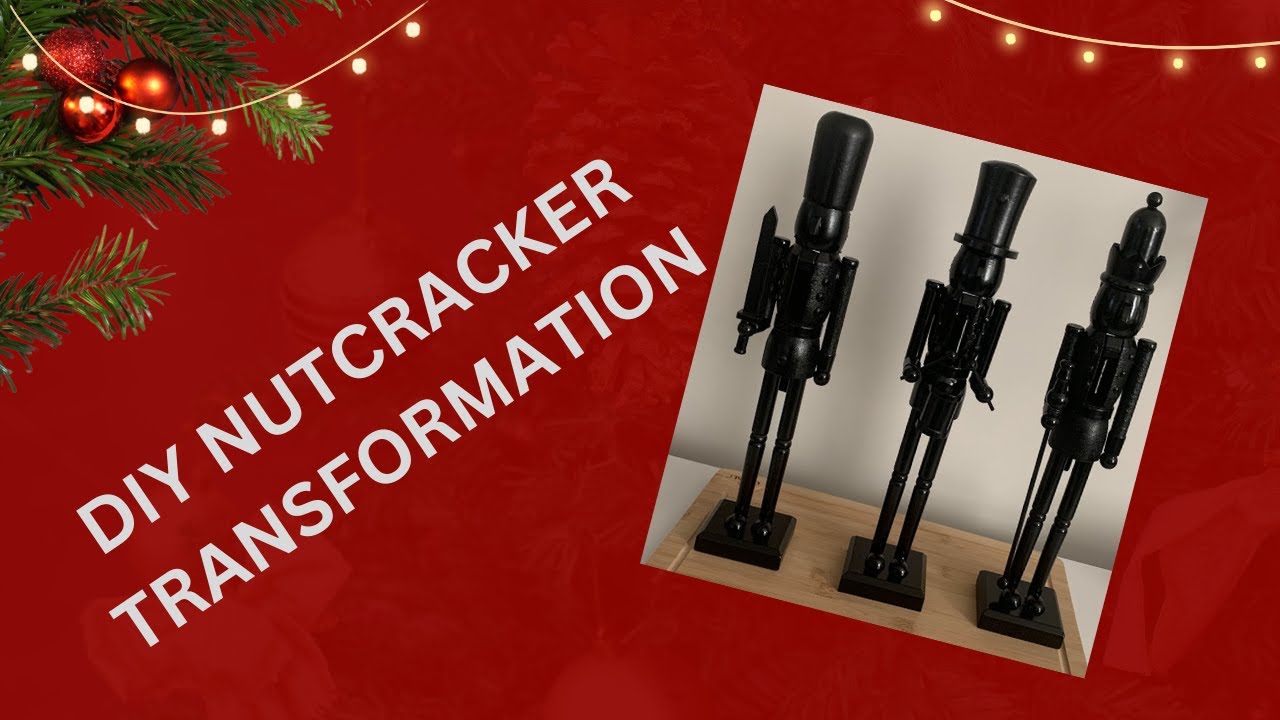 Dollar Tree Diy Nutcracker Makeover Youtube
