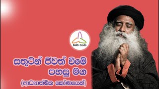 How to be happy, No matter the situation |  සතුටින් සිටීමට පදනමක් අවශ්‍ය නැත - සද්ගුරු