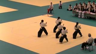 躰道 法形 新人）決勝 北里大学B 2014.10.12 第48回全国学生躰道優勝大会