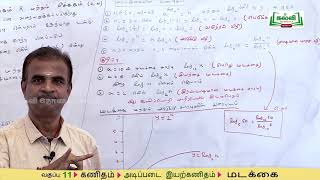 Class 11 | வகுப்பு 11 | கணிதம் |அடிப்படை இயற்கணிதம் |  மடக்கை  |பகுதி 2 |  KalviTv