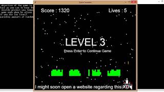 Space Invaders Classic | Python Turtle Graphics