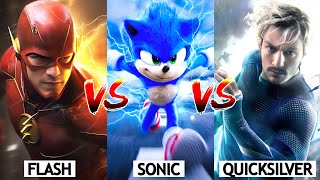 Sonic Vs Flash Vs Quicksilver Speed Comparison | BNN Review