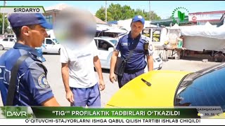 Yangi davr | Sirdaryoda «Tig'» profilaktik tadbirlari o'tkazildi [12.08.2023]