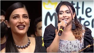 Shruti Haasan Impressed With Ananya Bhat's Mesmerizing Voice At South Awards Show