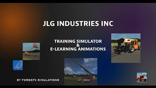 JLG Equipment Training Simulator and E-Learning Animations
