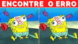 Encontre os 7 Erros no Bob Esponja | Jogo Dos 7 Erros #1