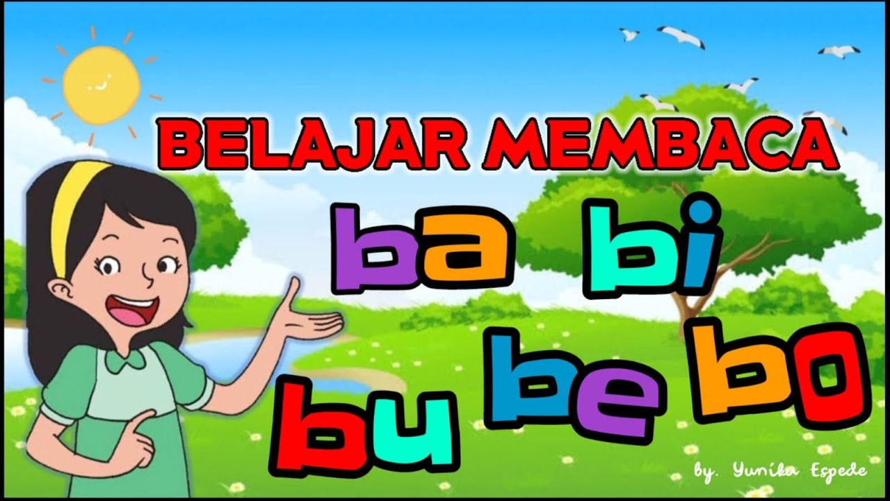 Membaca BA BI BU BE BO | Membaca SUKU KATA Untuk Anak Dan Balita - YouTube