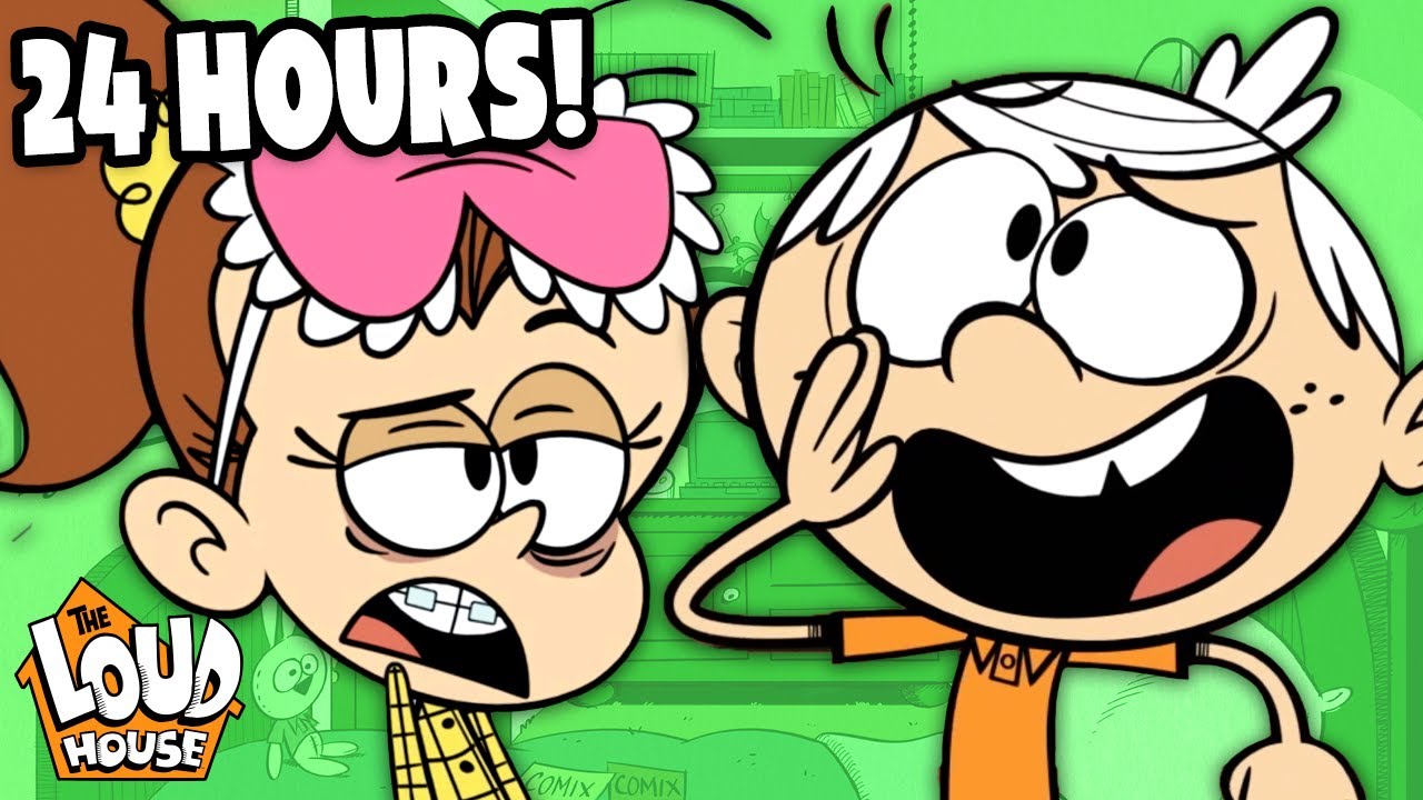 24 Hours Inside The Loud House 🏡 | The Loud House - YouTube