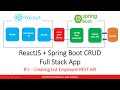 ReactJS + Spring Boot CRUD Full Stack App - 5 - Creating List Employee REST API