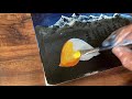 winter starry sky with acrylic paint how to draw acrylic painting for beginners 221