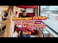 Naik 'Sleeper Train' Dari Hat Yai ke Bangkok! | Rombongan Cik Kiah 'Overland' ke Bangkok - Part 2