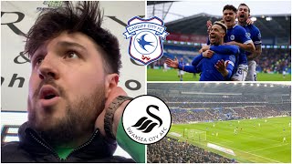 SPINELESS PERFORMANCE AS BLUEBIRDS SINK JACKS!|CARDIFF 3-0 SWANSEA|MATCHDAY VLOG #20