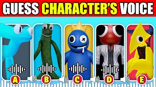 🔊 Can You Guess The Monster's VOICE! | Rainbow Friends Chapter 2 + Roblox obbys | Blue, Cyan, Yellow