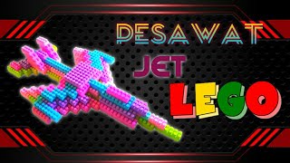 cara membuat pesawat jet tempur dari lego ||how to make a fighter jet from lego @geboxxchanel7503