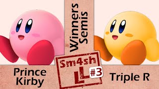 [Sm4sh LL #3 — 6/11/15] Winners Semis: Prince Kirby [1231 Kirby] v. Triple R [Kirby]