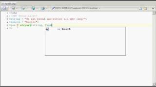 PHP Tutorial 017 strpos and substr