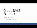 Oracle NVL2 Function