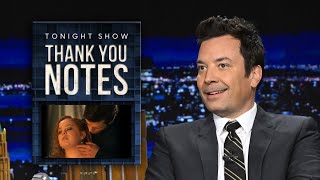 Thank You Notes: Donald Trump, Bridgerton | The Tonight Show Starring Jimmy Fall