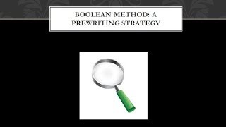 Boolean Method
