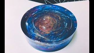 过程丨把大片宇宙星湖装进滴胶