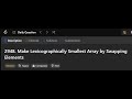 2948. Make Lexicographically Smallest Array by Swapping Elements |  Leetcode solution #python3