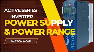 Bonfiglioli Inverters Power supply and Power ranges | Active series inverter Part-9 | #bonfiglioli