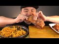 겉바속촉 카스테라삼겹살과 불닭까르보나라 먹방~ 리얼사운드 asmr social eating mukbang eating show